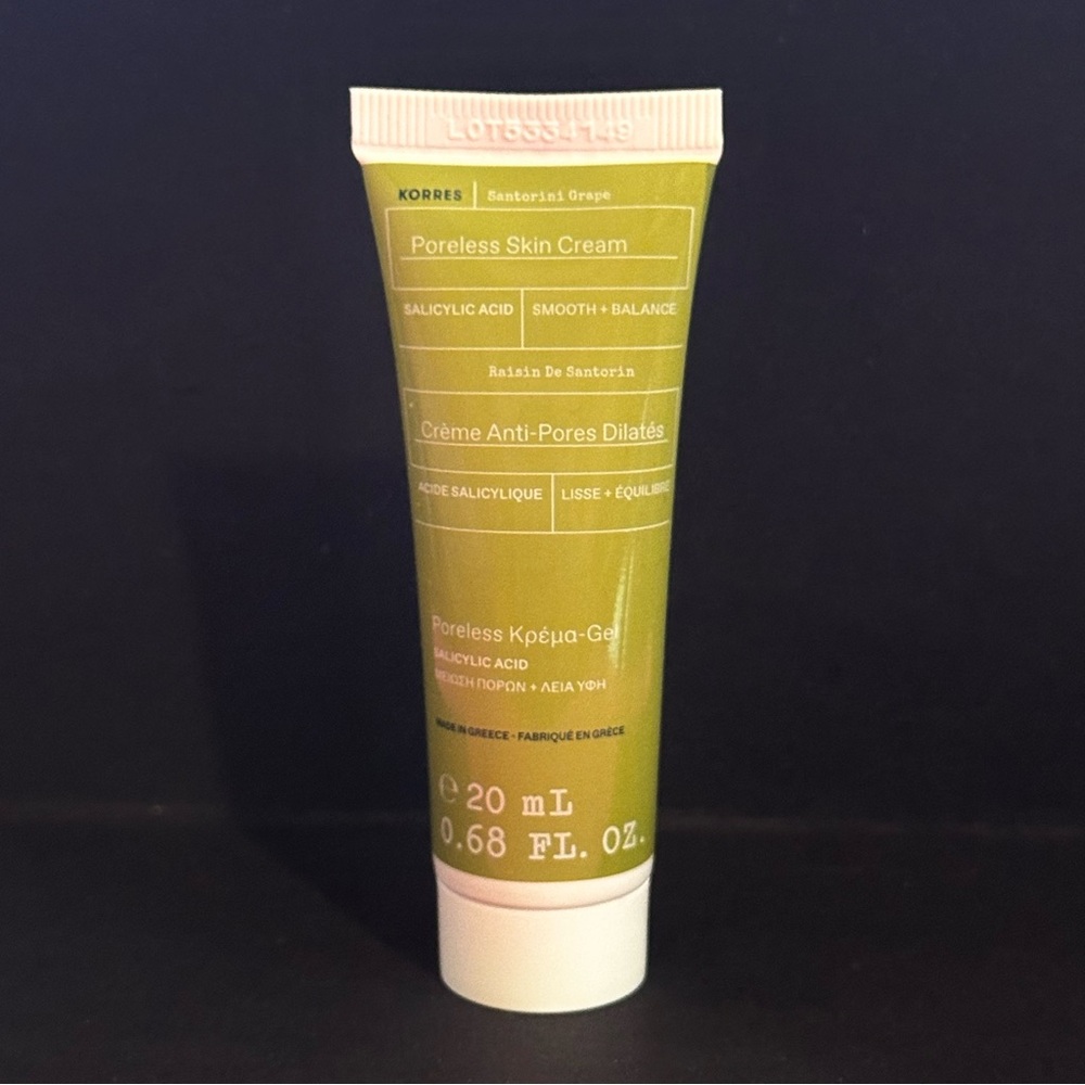 KORRES SANTORINI GRAPE PORELESS SKIN CREAM